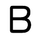 B（丸文字）