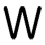 W（丸文字）